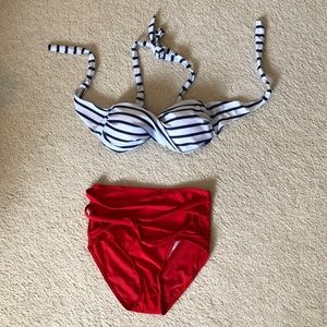 High waisted bikini